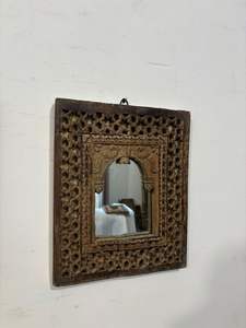 Panel de arco de madera tallado a mano antiguo |   Marco de Puerta Vintage de Estilo Indio Moderno de Mediados de Siglo, Decoración de Pared, Muebles para el Hogar, Dormitorio, Duradero - Product Image 5