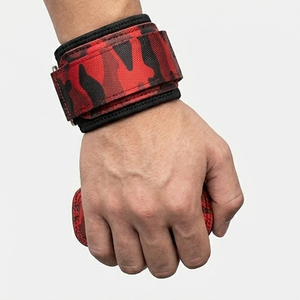 ที่รัดข้อมือปรับระดับได้พร้อมที่จับหนังสำหรับออกกำลังกาย ดึงข้อ และยกน้ำหนัก ลายพราง ที่จับหนังแบบยูนิเซ็กซ์ - Product Image 5