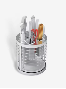 Estante de Almacenamiento Multifuncional de Aluminio para Cocina OEM/ODM, Soporte para Cuchillos de Encimera, Organizador de Palillos, Estante para Utensilios - Product Image 3