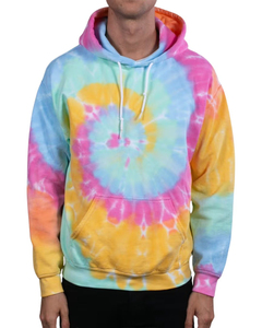 Sudadera con Capucha Tie Dye para Hombre, Nueva Colección 2026, Corte Regular, Felpa, Informal, con Bolsillo, Estilo Tejido, para Verano - Product Image 1
