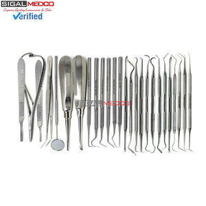 Juego de Instrumentos Profesionales para Extracción Dental, Kit de Acero Inoxidable, Fórceps, Elevadores, Scalers, Herramientas de Cirugía Oral - Product Image 4