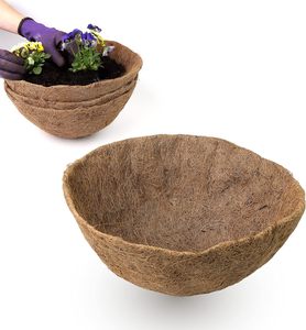 Coir Hanging <b>Basket</b> Liners Round Coco Fiber <b>Plant</b> Pots <b>for</b> Hanging <b>Baskets</b> - Product Image 3