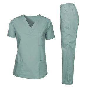 Unisex <b>Nursing</b> <b>Scrubs</b> Uniforms Hospital Use Accessories Custom Embroidery Customized Colors Elastic Quick Dry <b>Scrubs</b> Suit - Product Image 5