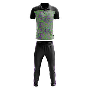 ชุดแข่งขันคริกเก็ตพร้อมเสื้อและกางเกงพิมพ์ลายโลโก้ตามสั่ง ขายส่งชุดคริกเก็ตจากผู้ผลิต - Product Image 2