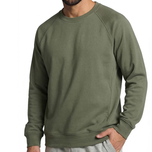 เสื้อสเวตเชิ้ตผู้ชายรุ่นใหม่ ผ้าคอตตอนผสม เหมาะสำหรับวิ่งจ๊อกกิ้ง ออกกำลังกายกลางแจ้ง ซับเหงื่อ แห้งเร็ว ควบคุมความชื้น - Product Image 1