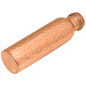 100% Pure Handmade 1L <b>Copper</b> Water <b>Bottle</b> Leak-Proof Direct <b>Drinking</b> Yoga Drinkware Custom Logo Direct Manufacturer for Camping - Product Image 5