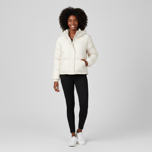 Chaqueta Acolchada de Invierno OEM con Cierre, Cuello Alto y Diseño de Poliéster, Estilo Urbano para Clima Frío - Product Image 3