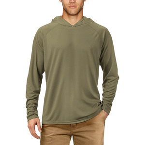 Hoodie de pêche respirant à manches longues avec masque intégré, design personnalisé, vêtements de pêche, sweats à capuche de performance OEM - Product Image 4