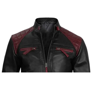 Veste en cuir pour homme, style streetwear à carreaux d'hiver, nouvelle mode, haute qualité, prix de gros, veste bomber premium, tendance - Product Image 3