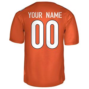 Maillot de football personnalisé turquoise à imprimé créatif, manches courtes, respirant, col rond, nom et numéro personnalisés, 100% personnalisable - Product Image 2