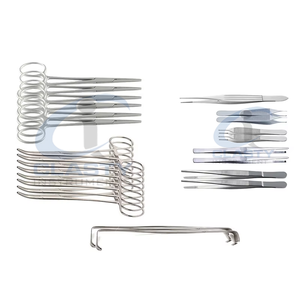 CLASTY INSTRUMENTS Ensemble d'instruments chirurgicaux dentaires en acier inoxydable, outils manuels de micro-chirurgie parodontale et orale, certifiés CE - Product Image 2