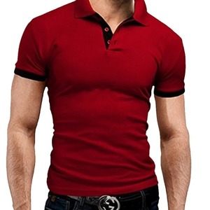 เสื้อยืดแขนสั้นผู้ชาย สีพื้น ผ้าถักเนื้อนุ่ม ระบายอากาศดี สีดำ โพลีเอสเตอร์ 100% ป้องกันรอยยับ มีโลโก้ด้านหน้า - Product Image 5