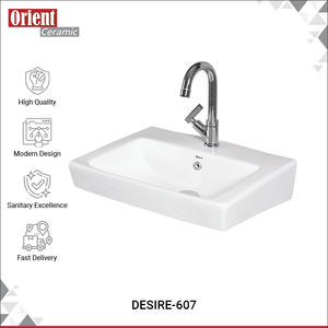 Gran Oferta en Lavabos de Pared de Diseño Único y Calidad Superior, de Cerámica Blanca, para Uso Doméstico y Hotelero - Product Image 2