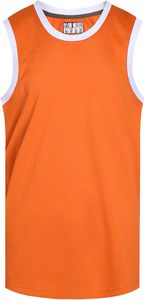 Mesh Sleeveless Vest Blue White Round Neck Breathable Polyester <b>Tank</b> Top Adult All Seasons Sports Jersey - Product Image 5