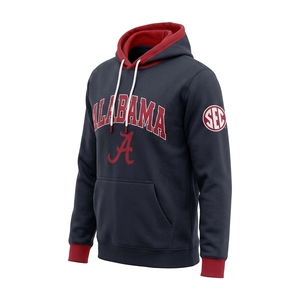 Sudadera con Capucha de Forro Polar para Hombre, Mezcla de Algodón Suave, Informal, de Invierno, con Bolsillo Tipo Canguro, Estilo Urbano - Product Image 6