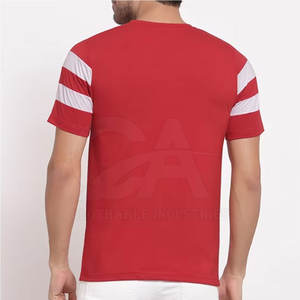 Camiseta Deportiva Transpirable para Hombre, Secado Rápido, Gimnasio, Entrenamiento, Cuello Redondo, Ropa Casual Masculina de Alta Calidad - Product Image 3