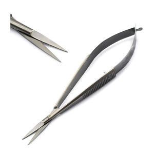 Professional 12.5CM Super Sharp Curved Russian Nail Cuticle Micro Scissors Stainless Steel Manicure Beauty Tool By Dentavex - Product Image 2