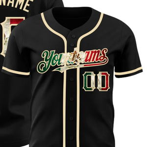 Maillot de baseball noir pour homme, boutonné, uniforme d'équipe, respirant, léger, vêtements de sport pour tournoi, tenue de jour de match - Product Image 2
