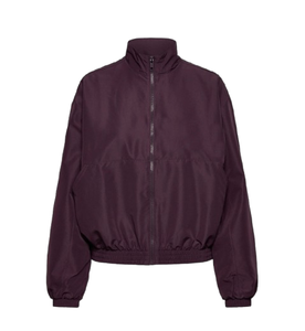 Chaqueta Cortavientos de Poliéster de Alta Calidad para Mujer, Estilo Hip Hop, Talla Grande, Cuello Alto, Cierre de Cremallera, Larga - Product Image 3