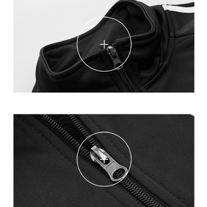 Ensemble de survêtement noir pour homme, manches longues, sweat-shirt à cordon de serrage, poches latérales, tenue décontractée sportive, col à capuche respirant, coupe régulière - Product Image 6