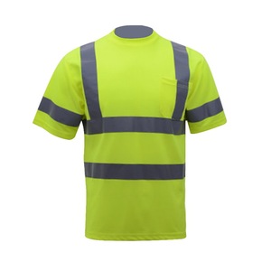 Camisa de Seguridad Fluorescente de Alta Visibilidad, Reflectante, Manga Larga, Uniforme de Construcción, Polo de Trabajo, Ropa de Alta Visibilidad - Product Image 2