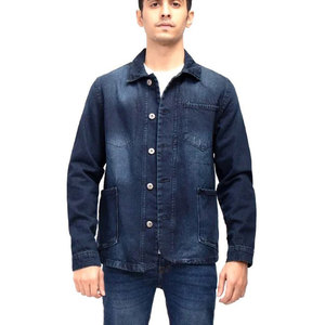 Custom Logo Denim <b>Jacket</b> Wholesale Heavyweight Vintage Wash Jean Coat OEM Manufacturer Private Label Custom Embroidered <b>Patch</b> - Product Image 2