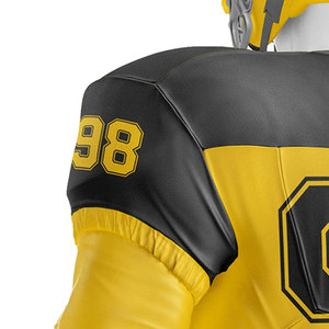 Uniforme de Fútbol Americano Estampado al por Mayor de Alta Calidad y Bajo Precio, Hecho en Pakistán, 100% Poliéster, Ligero y de Secado Rápido - Product Image 4