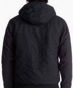 Chaqueta Varsity Negra para Hombre, Cuello Alto, Transpirable, de Secado Rápido, con Diseño a Rayas, Talla XXL, con Cierre, para Actividades al Aire Libre - Product Image 1