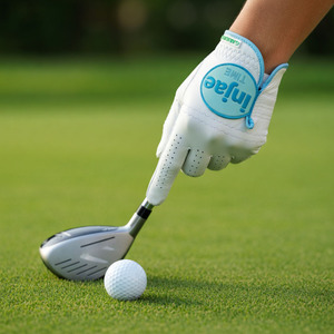 Gants de golf personnalisés INJAE en cuir Cabretta respirant, anti-UV, avec fentes pour les doigts, main gauche, cadeau unisexe, sport, cyclisme, ski - Product Image 5