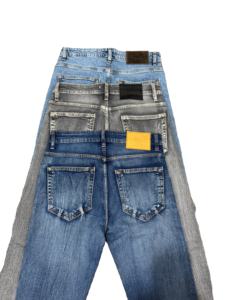 Salopette décontractée pour homme de haute qualité, coupe droite, taille mi-haute, fermeture éclair légère, effet délavé, technique personnalisée - Product Image 6