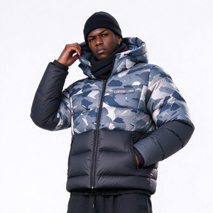 <b>Men's</b> <b>Long</b> Puffer <b>Coat</b> Hooded Winter Jacket Thick Waterproof Warm Overcoat - Product Image 3