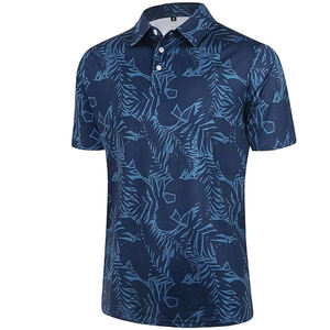 Personalizable verano Casual hombres de manga corta de poliéster para Polos 3D impreso patrón sólido mostrar su propio logotipo de marca - Product Image 6