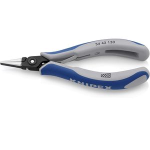 5 1/4 Electronics Pliers Half Round Tips Cross Hatched - Product Image 4
