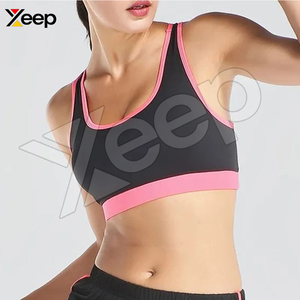 Soutien-gorge de sport respirant de haute qualité pour femme - Soutien-gorge de yoga sans coutures à maintien élevé avec coussinets amovibles - Product Image 3