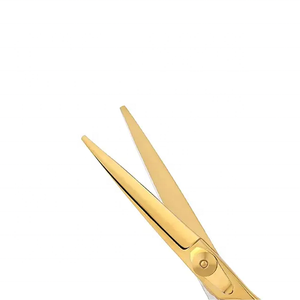 Tijeras de Peluquería Profesionales de Acero Inoxidable con Mango de Cerámica, Tipo Recto, Afiladas, para Barberías, Muestra Gratis Incluida - Product Image 2