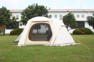 Tente extensible pour 4 personnes TOPAZ G/L, tente à une chambre, tissu Oxford, quatre saisons, imperméable, tente de camping en polycoton, glamping - Product Image 2