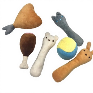 Plush Fish Tail Drumstick <b>Toy</b> Soft Stuffed Chicken Leg Plush for Kids & Pets Cute Simulation Food Plush - Product Image 3