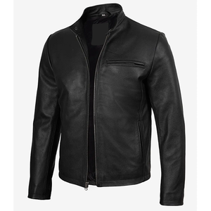 2026 OEM Premium Genuine Black Cowhide Leather <b>Jacket</b> For Men's 100%High Quality Low MOQ Plus-Size Winter Fashion <b>Heated</b> <b>Jackets</b> - Product Image 4