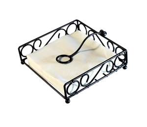 Classic Design Metal Tissue Box Holder Free Standing Design For Home Office Decoration Convenient Kitchen Tissue Holder - Product Image 5