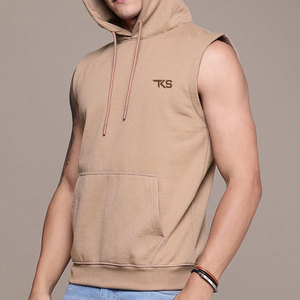 Modern Athletic <b>Sleeveless</b> <b>Hoodies</b> With Lightweight Fabric For Training And Comfortable Movement <b>Sleeveless</b> <b>Hoodies</b> - Product Image 2