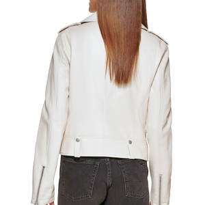 Veste en cuir respirante à prix abordable pour femme, col rabattable, confortable, pour usage extérieur, vente en gros - Product Image 4