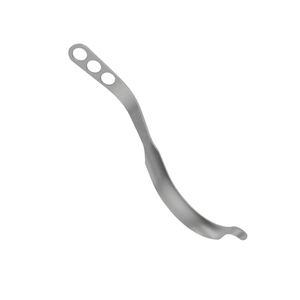 Elevador de codo femoral curvo con punta roma de 12.12 mm, instrumento quirúrgico óseo, herramienta ortopédica con mandíbula de 10 mm de ancho y 26 mm de longitud. - Product Image 3