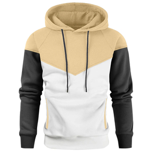 Sweats à capuche de luxe unis pour hommes, vierges, 100% coton, streetwear, coupe oversize, en coton épais, basiques, en mélange de coton - Product Image 4