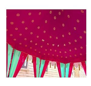 Carpa para Eventos y Bodas, con Cortinas Drapeadas, Decoración para Exteriores, Estructura de Marco, Instalación para Fiestas, Carpa para Jardín - Product Image 1