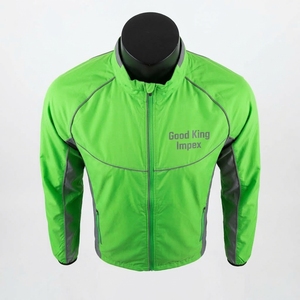 Veste de course unisexe légère coupe-vent à col montant, tissée, séchage rapide, pour le sport - Product Image 3