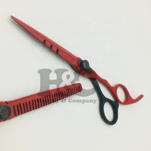 Juego de tijeras de salón profesional para peluquería Punta de hoja afilada con logotipo de embalaje personalizado para corte de cabello de adelgazamiento de peluquero - Product Image 3