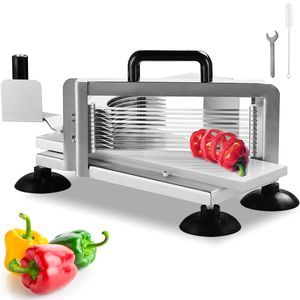 Affettatrice per Pomodori Commerciale da 1/4 di Pollice in Acciaio Inossidabile, Manuale, Resistente, Nuova Condizione - Product Image 3