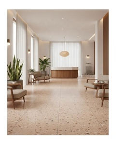 Carreaux de sol en porcelaine terrazzo Tegels 60x60, design farmhouse, antidérapants, haute qualité, style européen, pour garage, chambre, utilisation à vie - Product Image 4