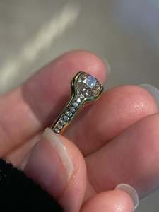 Anillo de Plata de Ley 925 al por Mayor, Chapado en Oro Blanco, con Diamante Moissanita de 1ct y 6.5mm, Anillo Trenzado para Mujer, Joyería de Boda - Product Image 5