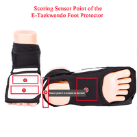 Protège-pieds de Taekwondo Puregeneral PG 2.0 pour système de notation semi-professionnel (PSS) adapté aux normes WT